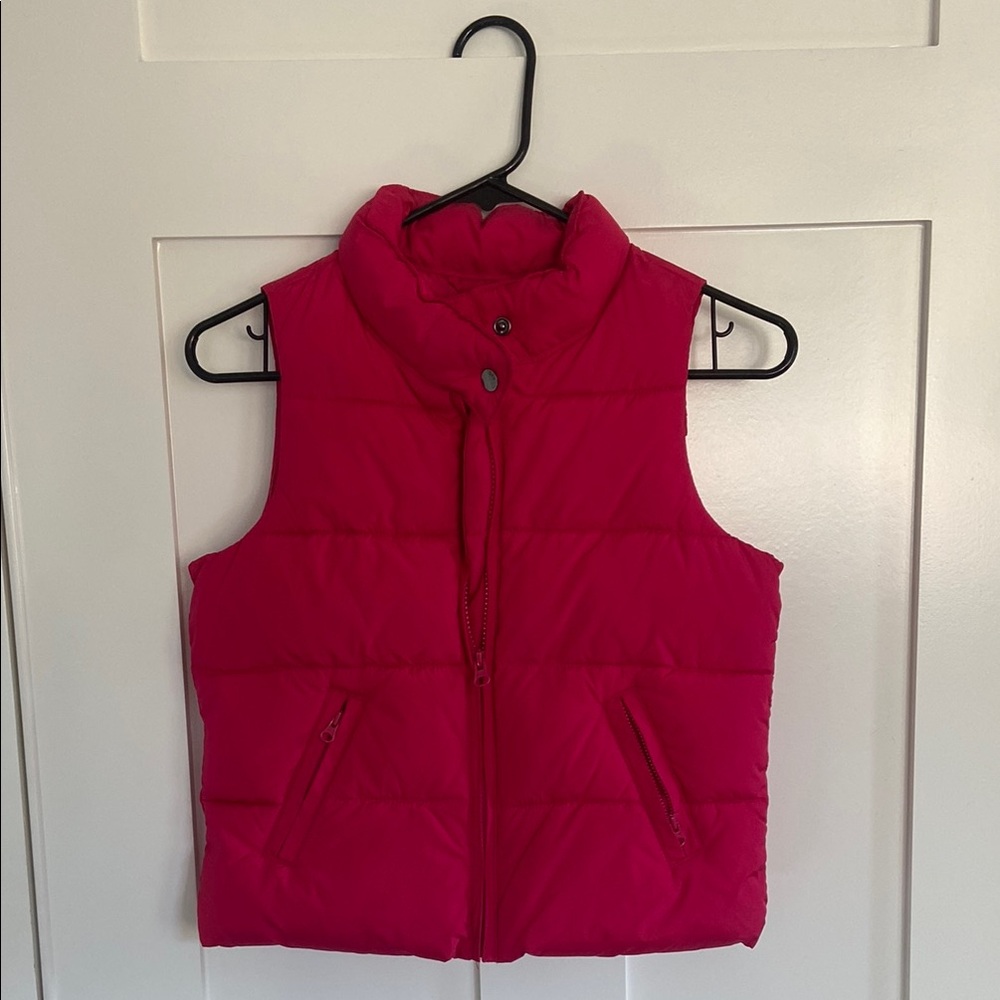 GAP Kids Pink Puffer Vest